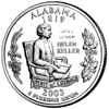 Details for the Alabama Commemorative Quarter