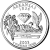Details for the Arkansas Commemorative Quarter